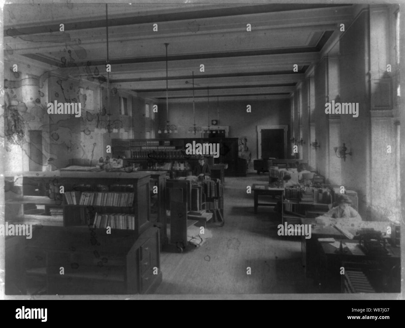 2 - Unidentifizierter Büros und Ordnung Abteilung, Bibliothek des Kongresses Stockfoto