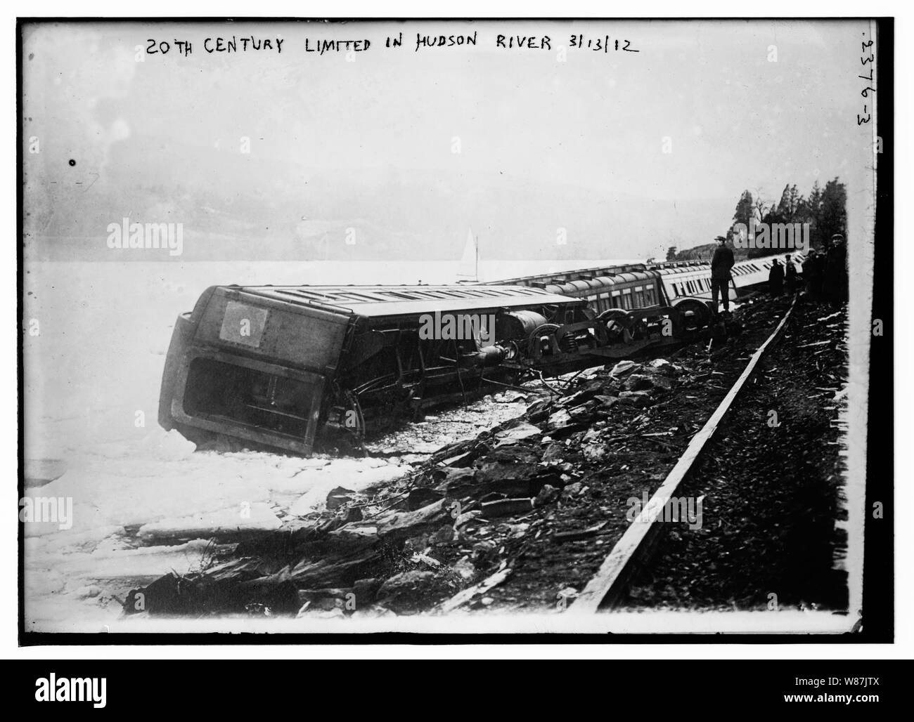 20. Jahrhunderts Limited im Hudson River. Stockfoto