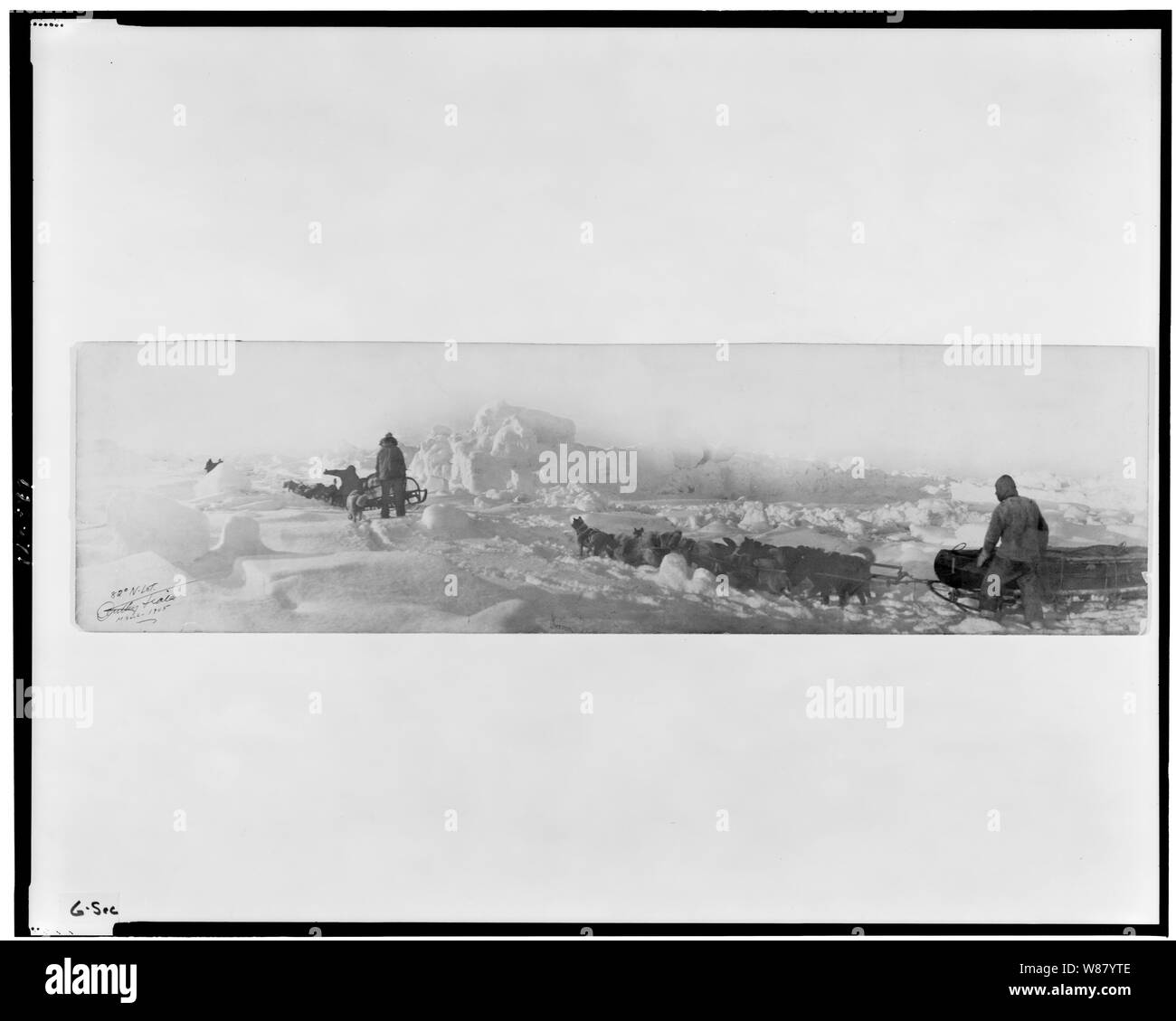 82 ̊N. Lat. Stockfoto