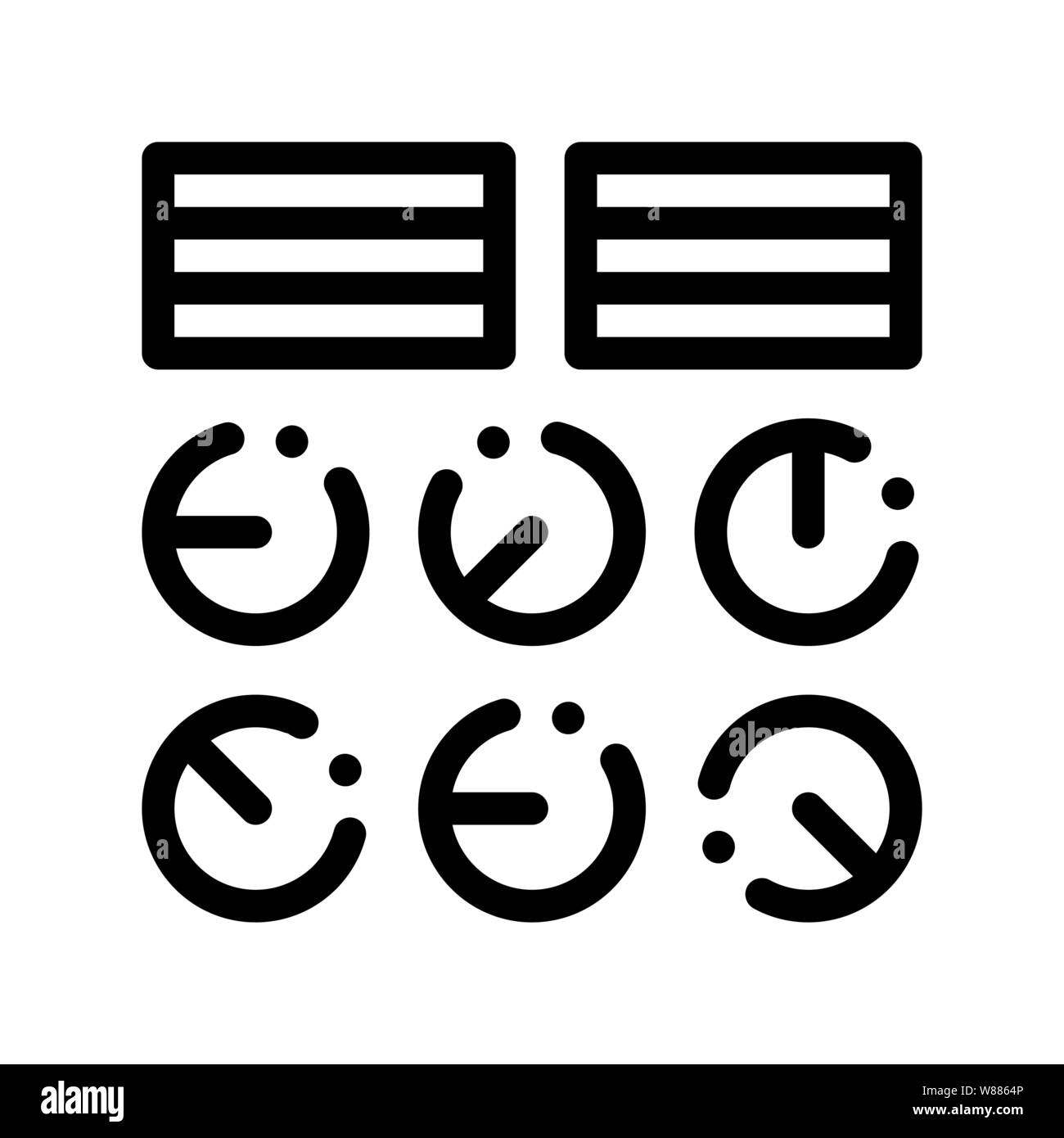 Benchboard Wasseraufbereitungsanlage Vektor Icon Stock Vektor