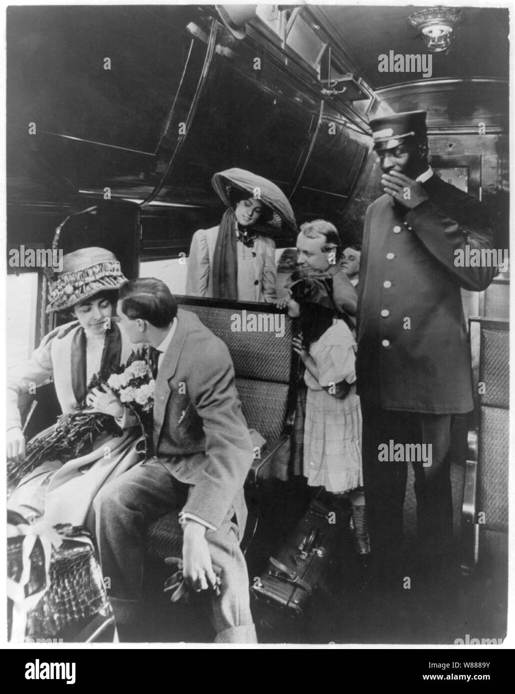 Ein glücklicher moment Stockfoto