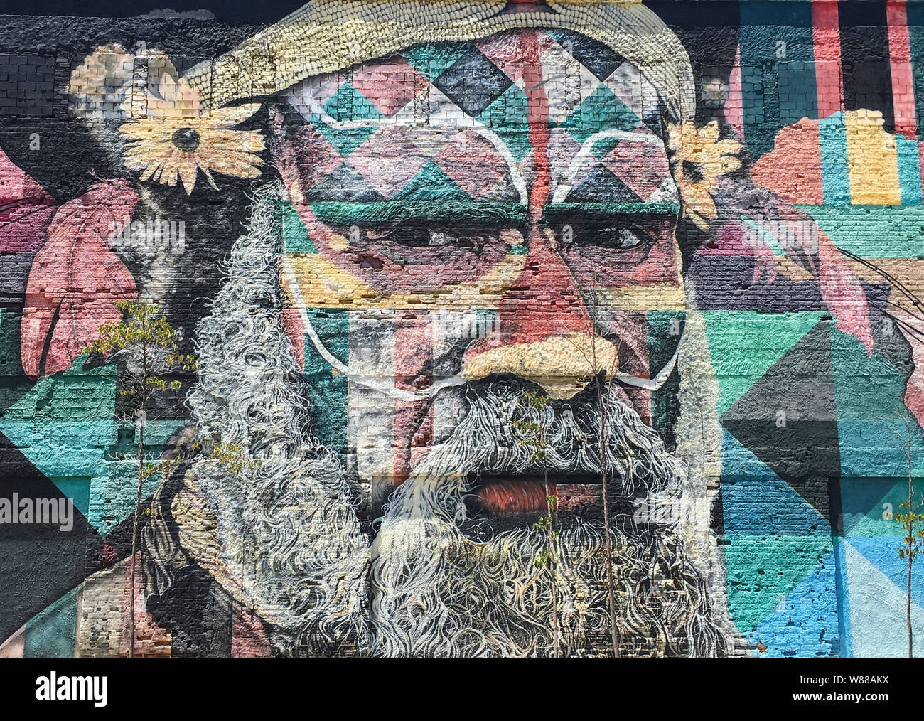 Ethnizität, Street Art, RIO DE JANEIRO Stockfoto