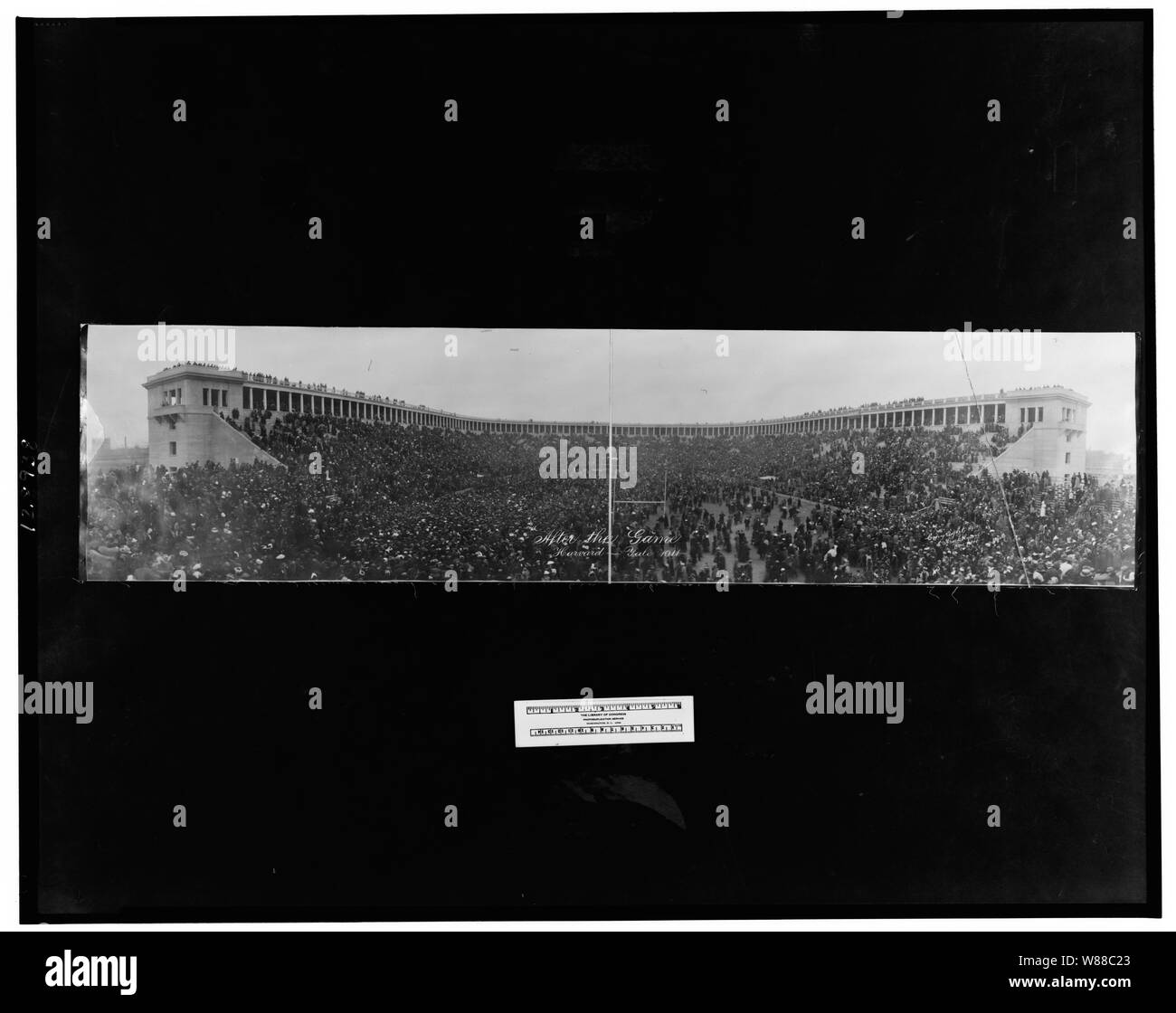 Nach dem Spiel, Harvard, Yale, 1911 Stockfoto