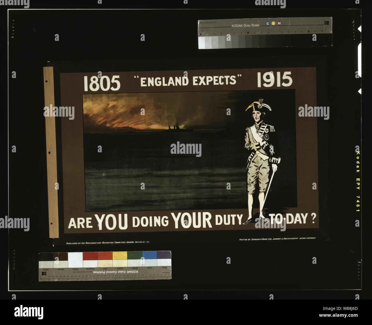 England erwartet, dass sie ihre Pflicht tun - Tag Stockfoto