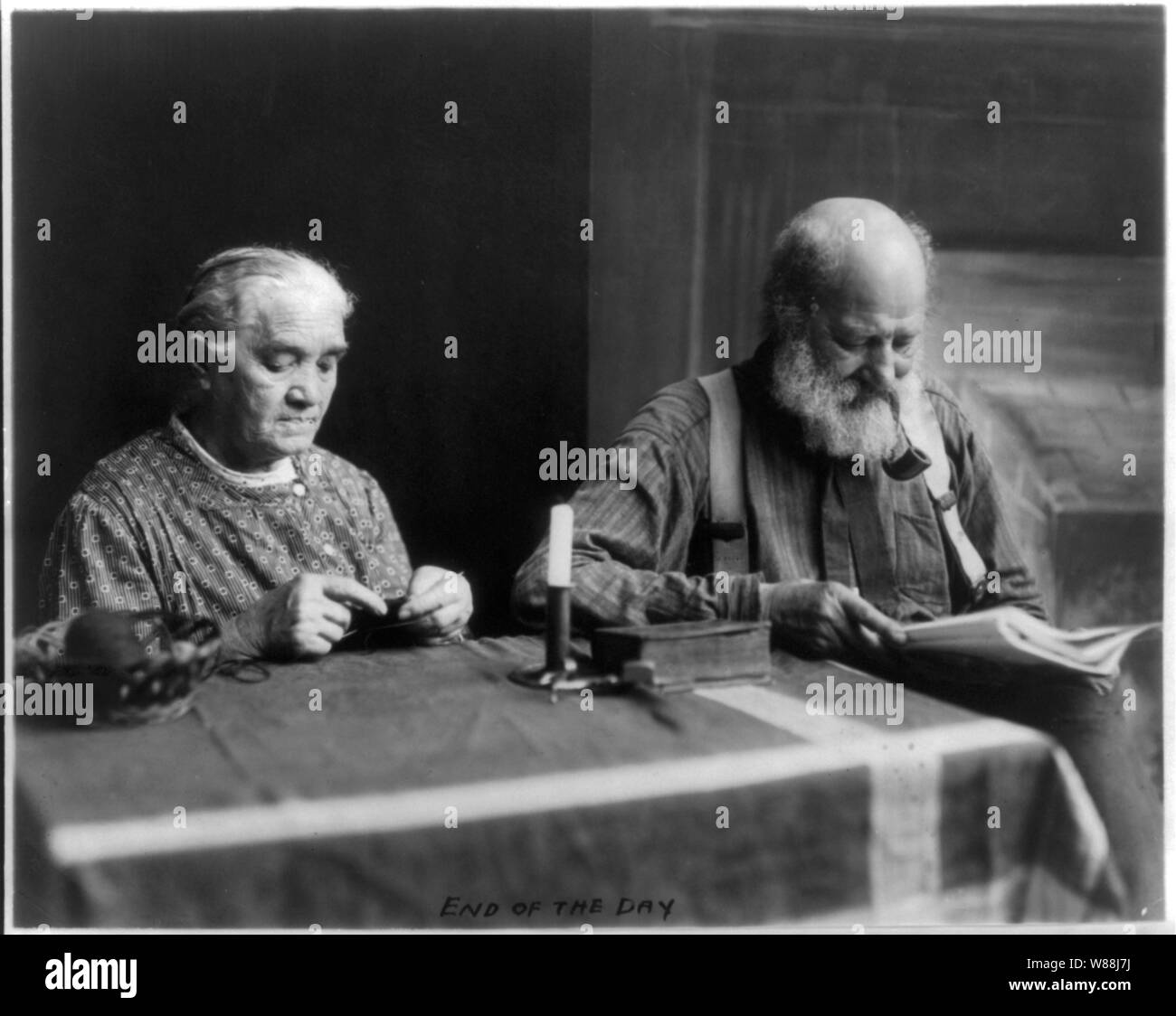 Ende des Tages Stockfoto