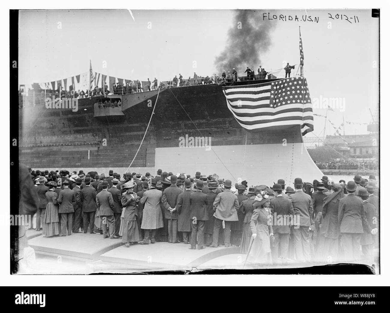 Florida, U.S.N. Schlachtschiff Stockfoto