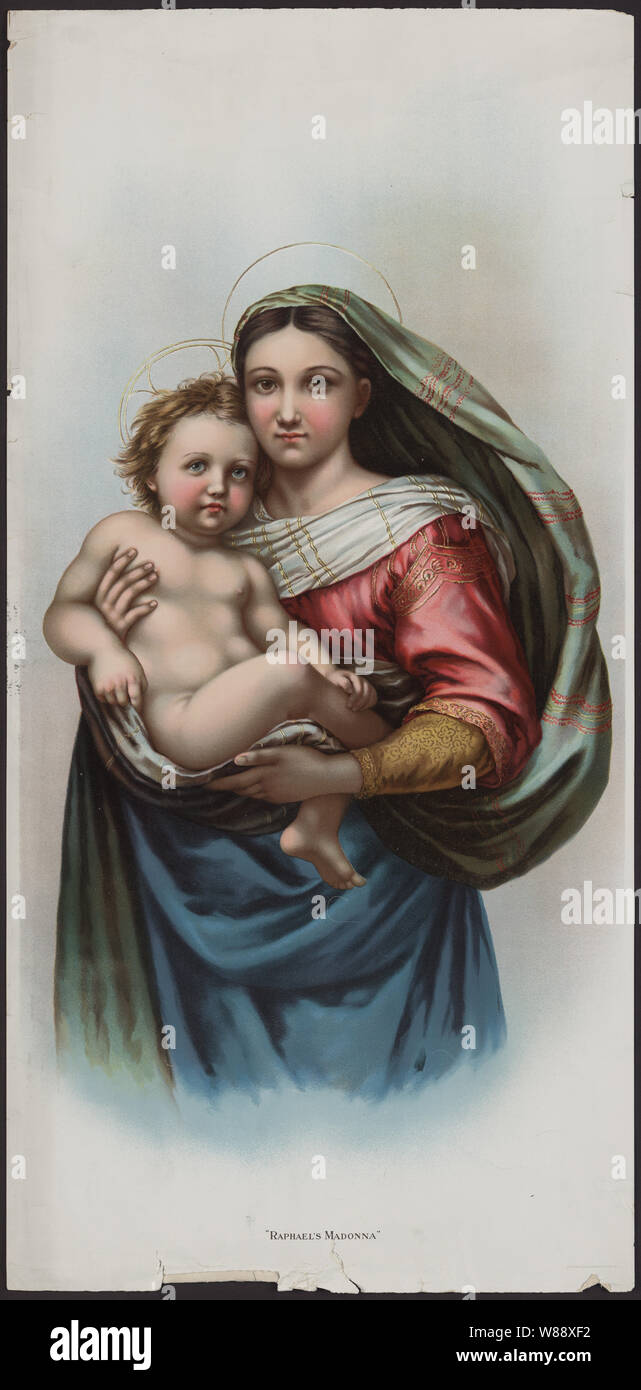 Raffaels Madonna Stockfoto