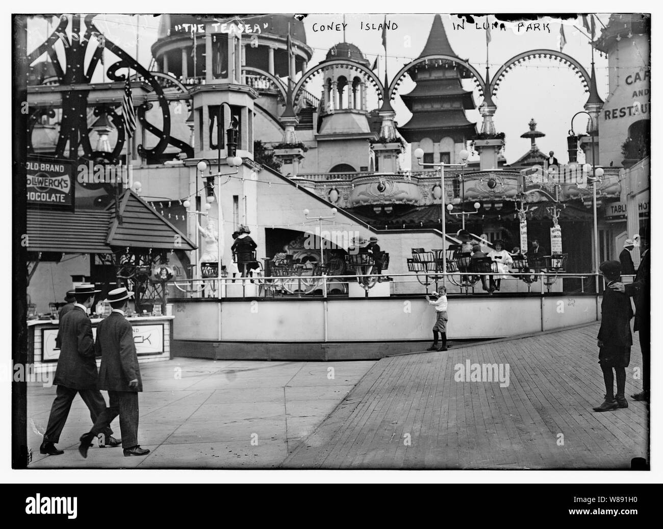 Der Teaser, Coney Island im Luna Park Stockfoto