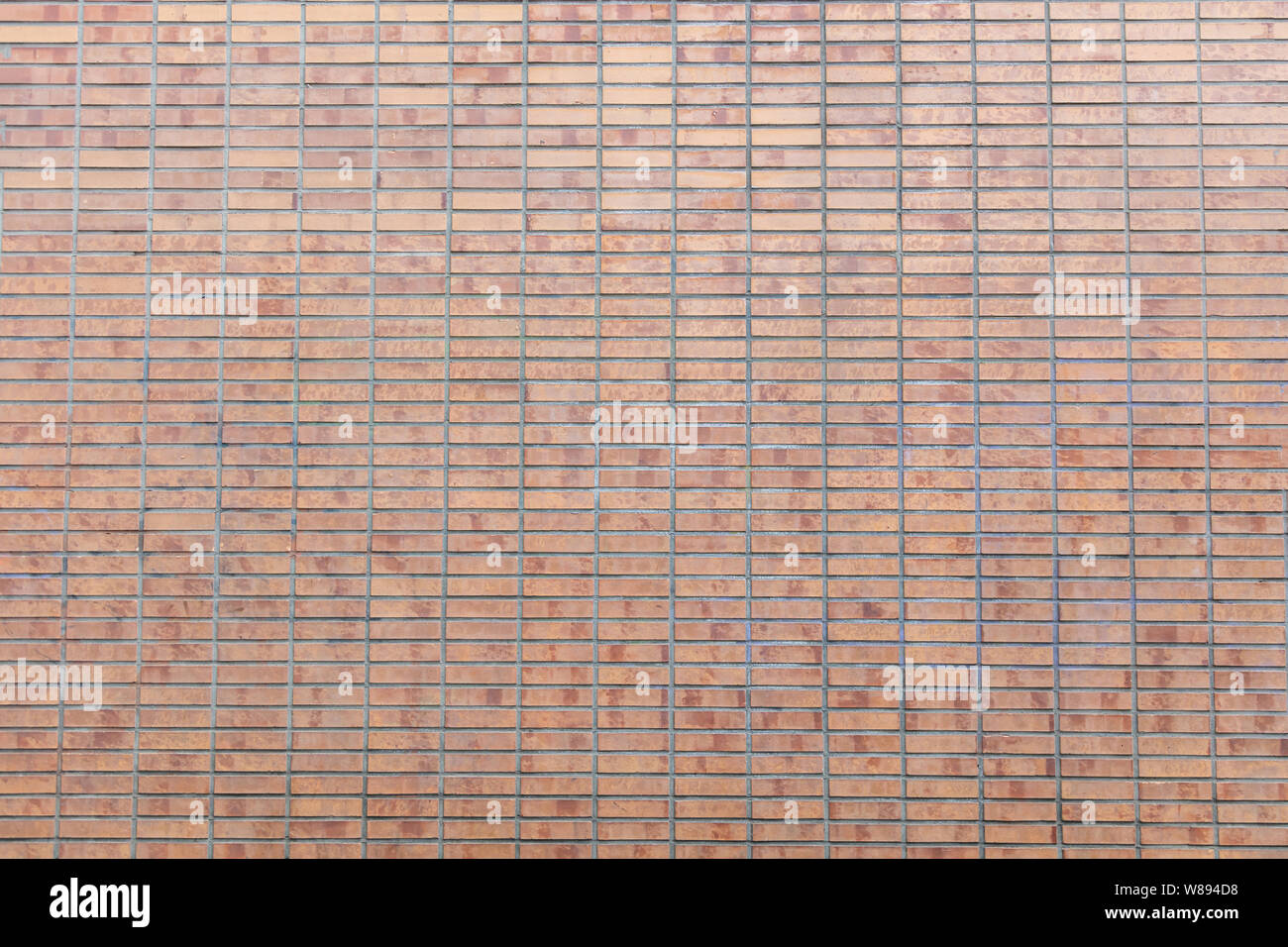 Braun-orange Farbe Wand Textur, Hintergrund, traditioanal Fassade Stockfoto