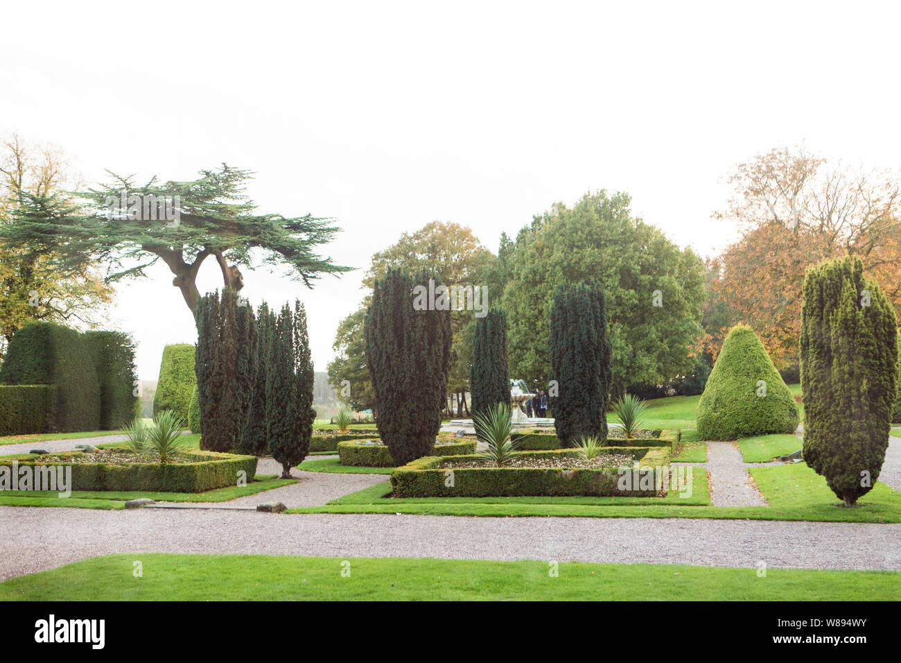 Grundstück an der Keele Hall Stockfoto