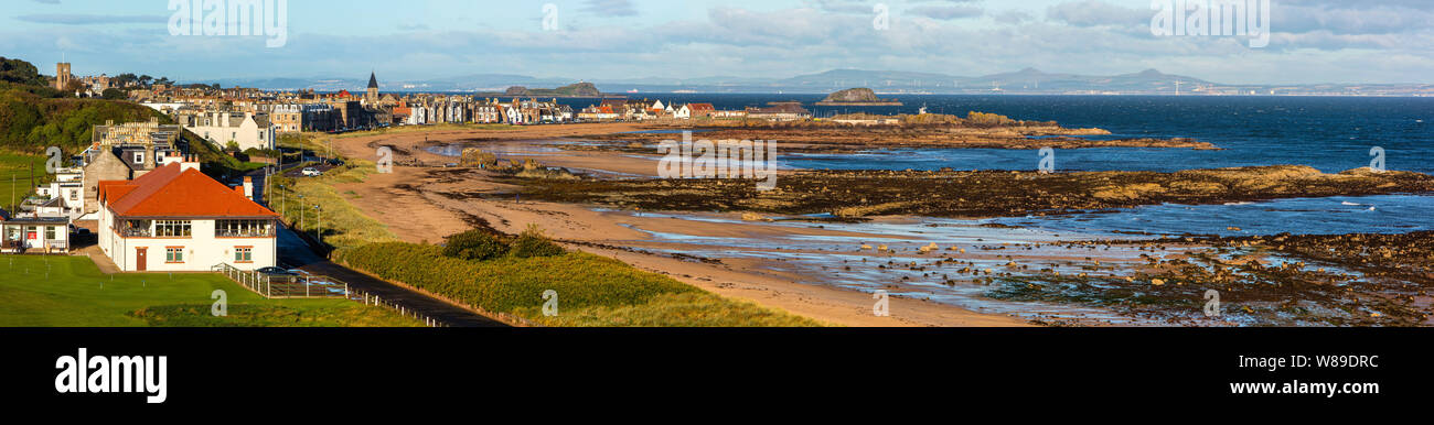 Im Sommer Aussicht auf North Berwick, Schottland, Vereinigtes Königreich Stockfoto