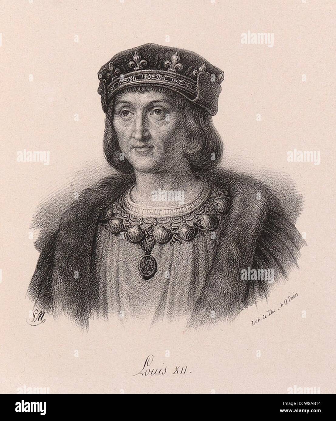 Delpech - Ludwig XII. von Frankreich. Stockfoto