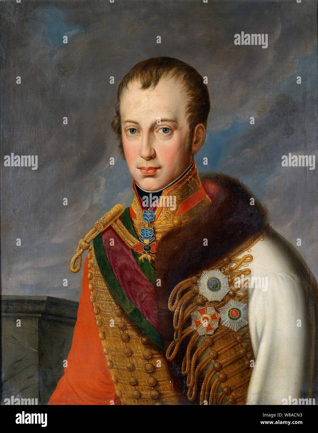 Porträt von Ferdinand I. von Österreich (1793-1875), um 1830 Stockfoto