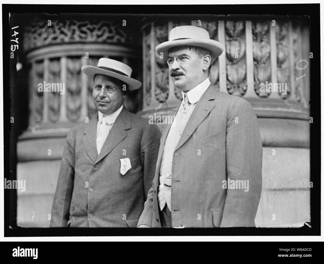 DEMOCRATIC NATIONAL CONVENTION. Gouverneur James Cox von Ohio; REP. J.J. FITZGERALD VON NEW YORK Stockfoto