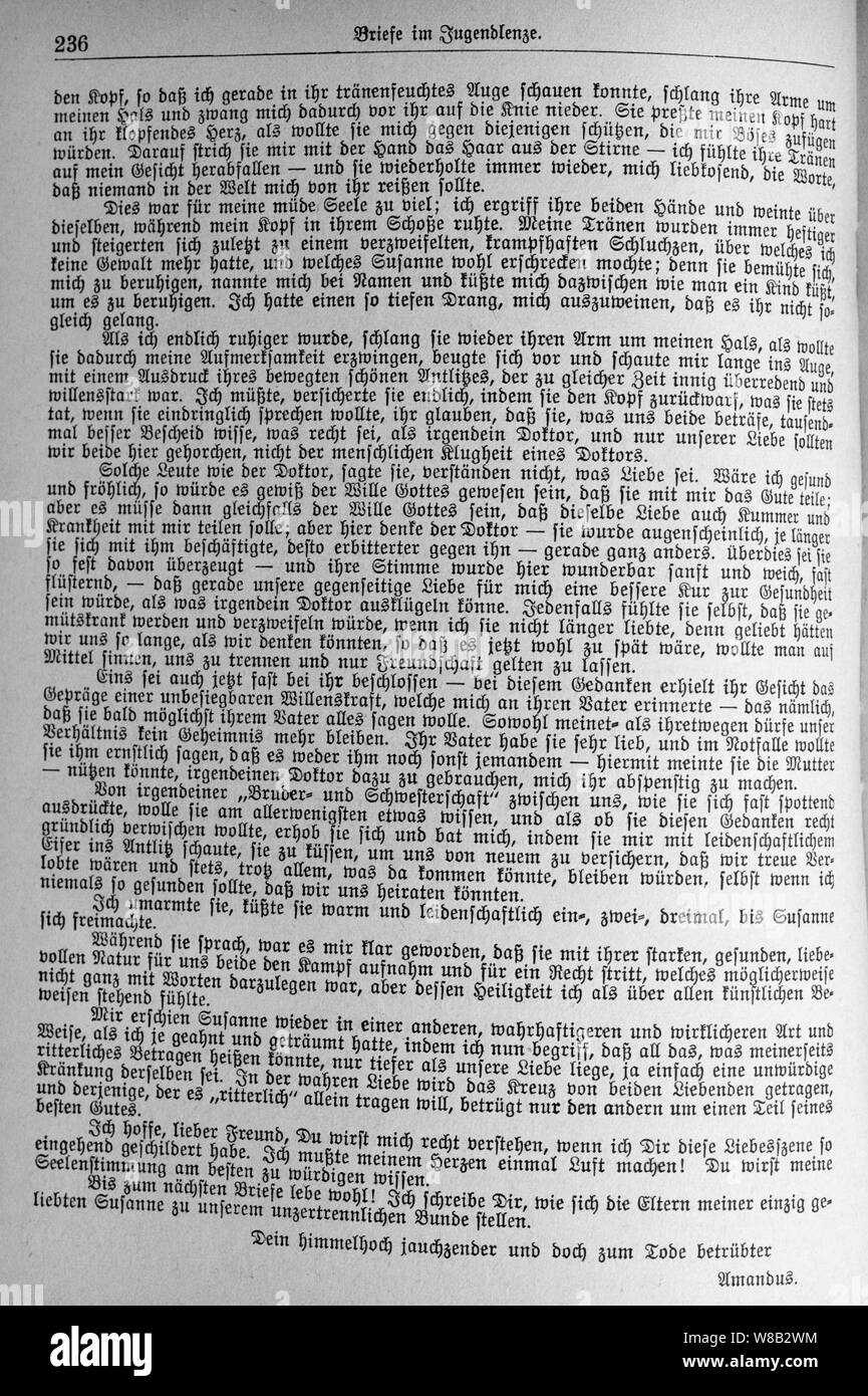 Der Haussekretär Hrsg. Carl Otto Berlin ca 1900 Seite 236. Stockfoto
