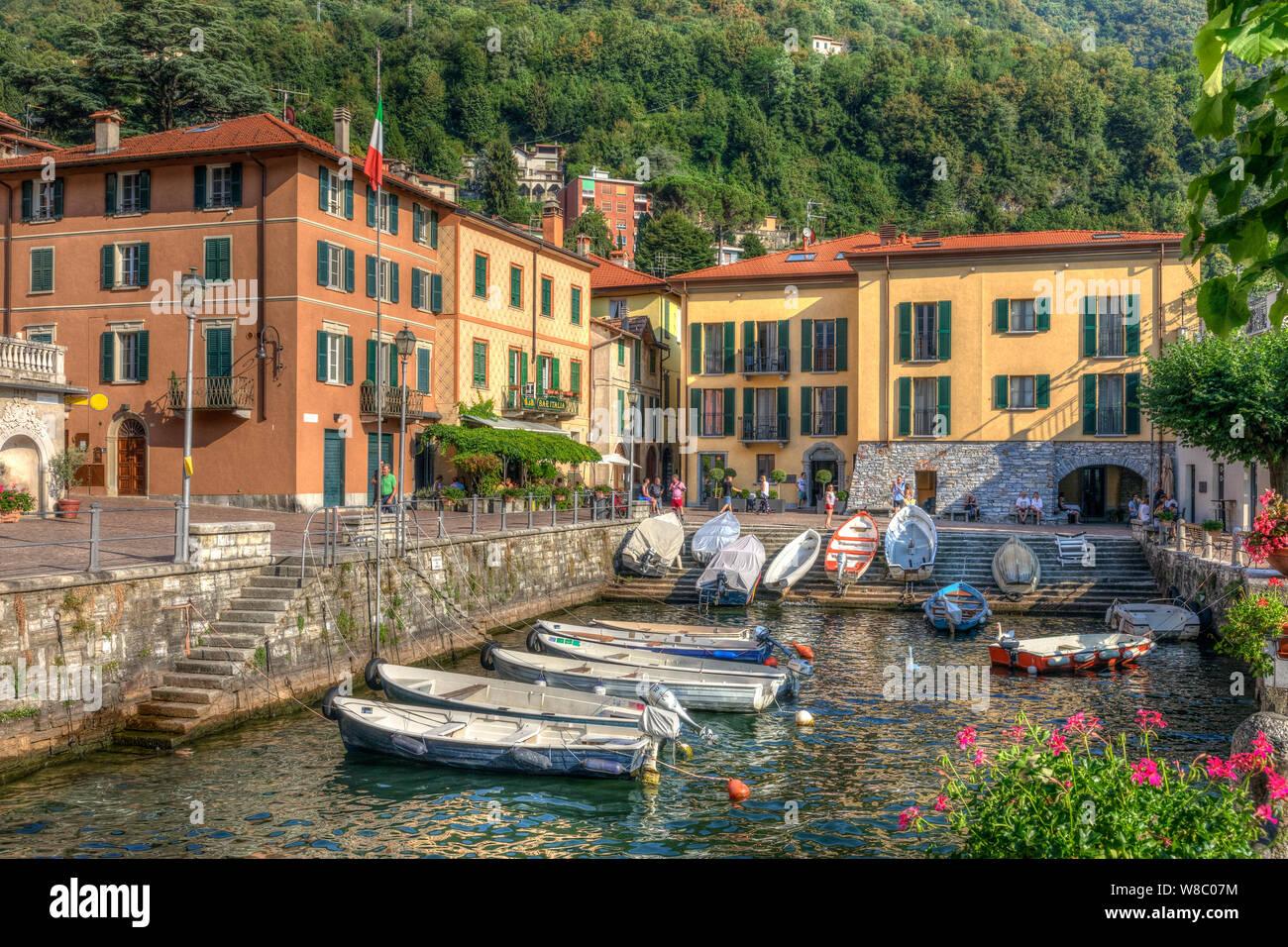 Torno, Comer See, Lombardei, Italien, Europa Stockfoto