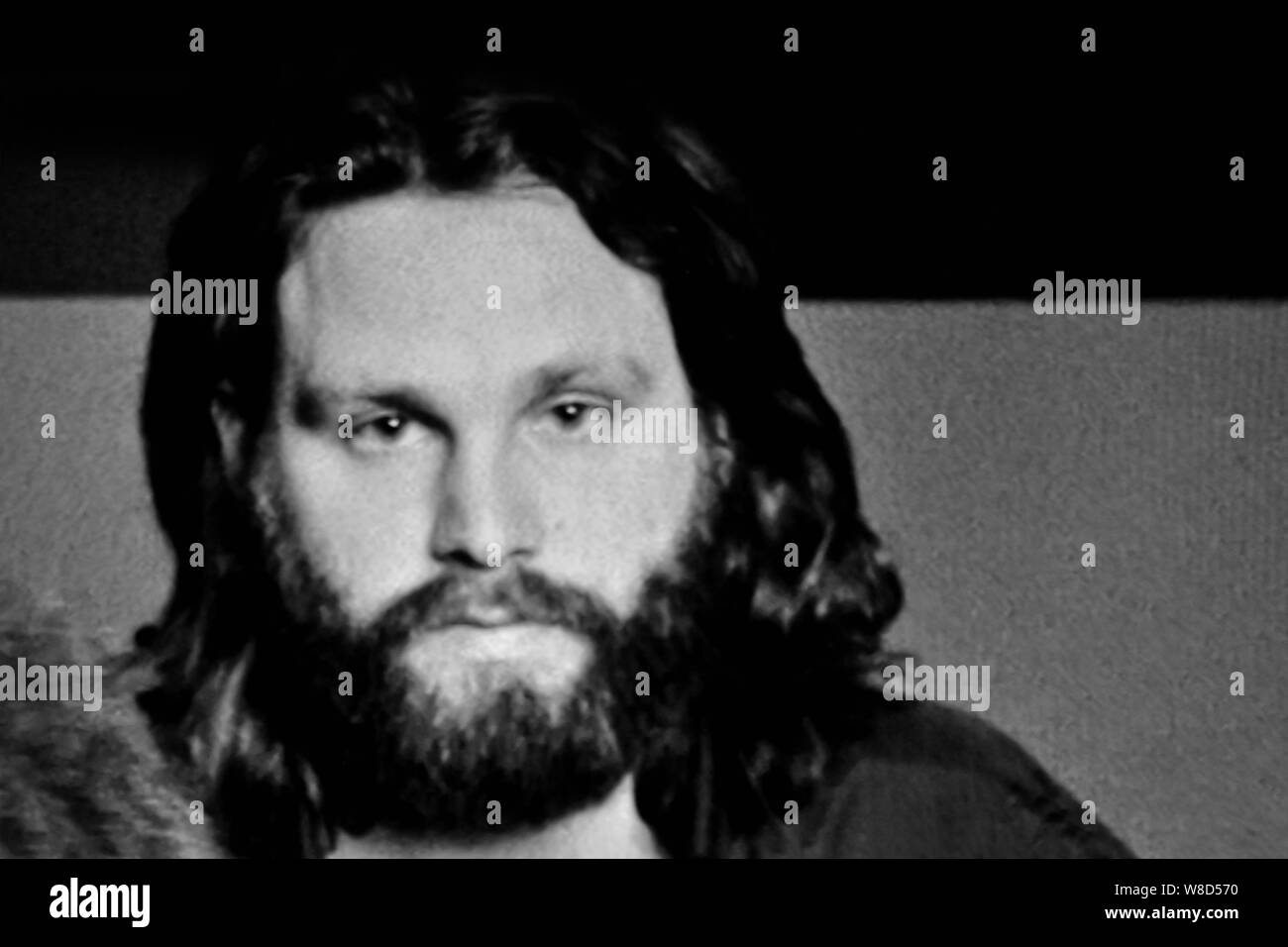 Jim Morrison Singer Songwriter und Dichter der Rock Band der Türen Stockfoto