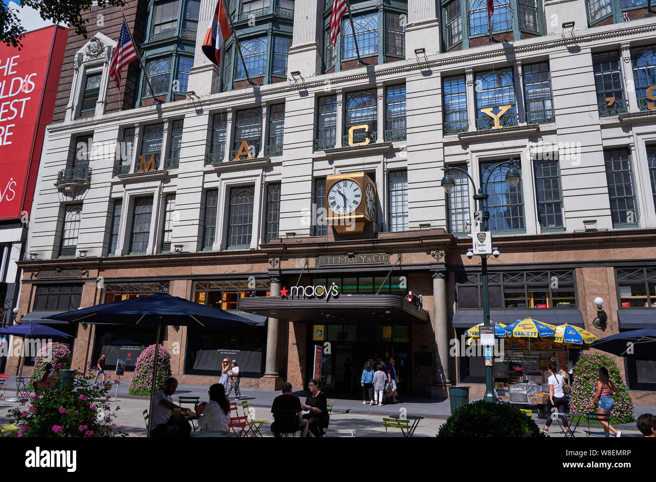 Macy's Flaggschiff Lage am Herald Square NYC Stockfoto