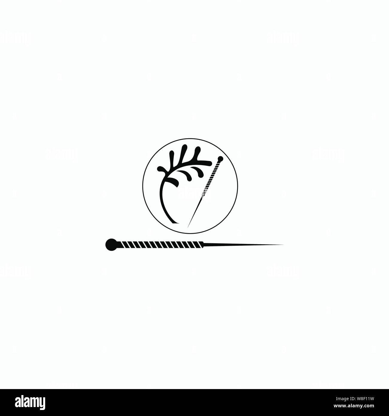 Spa Pflege Logo Design Template Stock Vektor