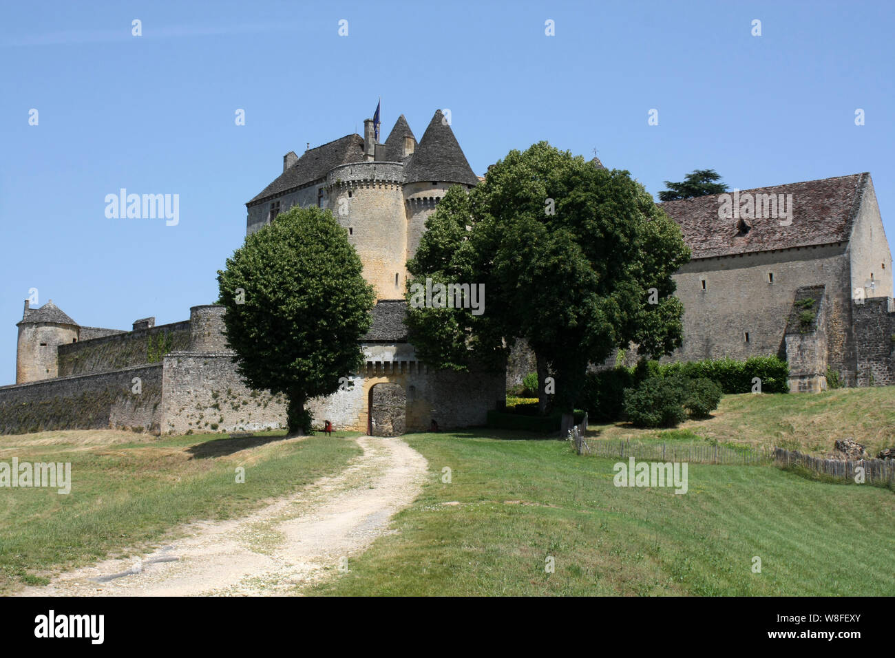 Chateau de Fénelon, Saint-Mondane, Dordogne, Frankreich Stockfoto