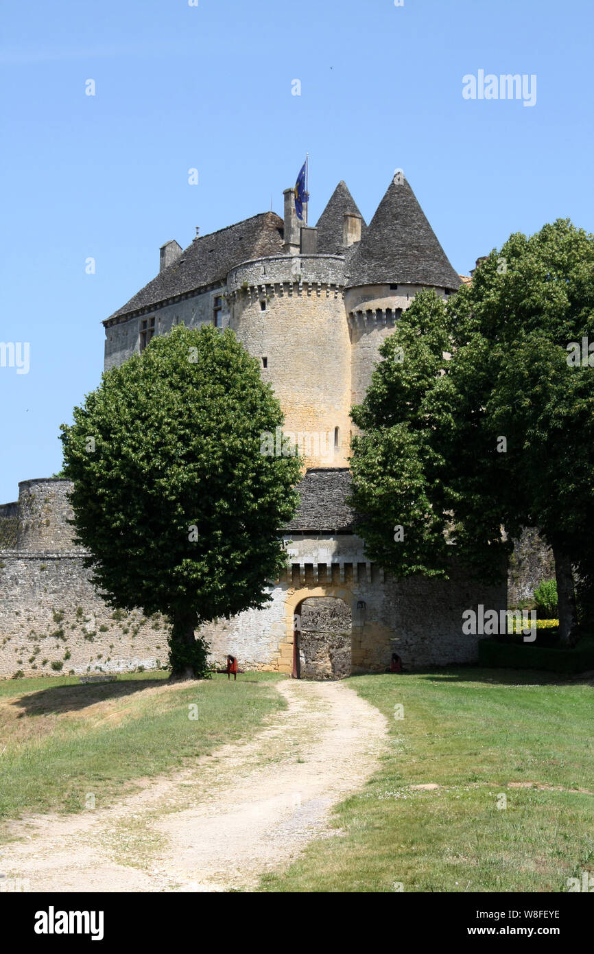 Chateau de Fénelon, Saint-Mondane, Dordogne, Frankreich Stockfoto