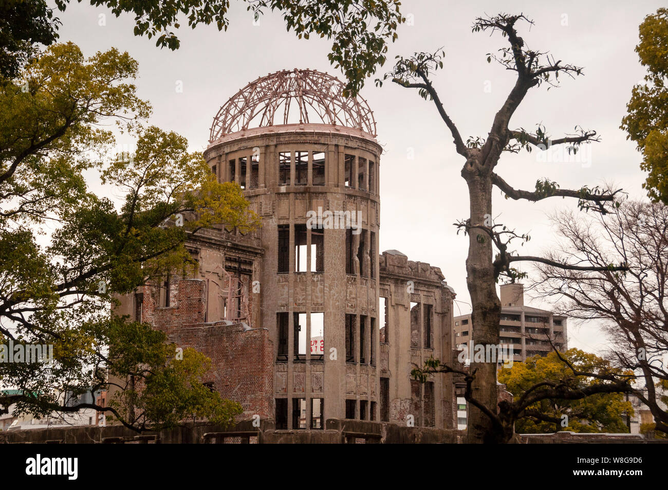 Der Genbaku Dome in Hiroshima, Japan. Stockfoto