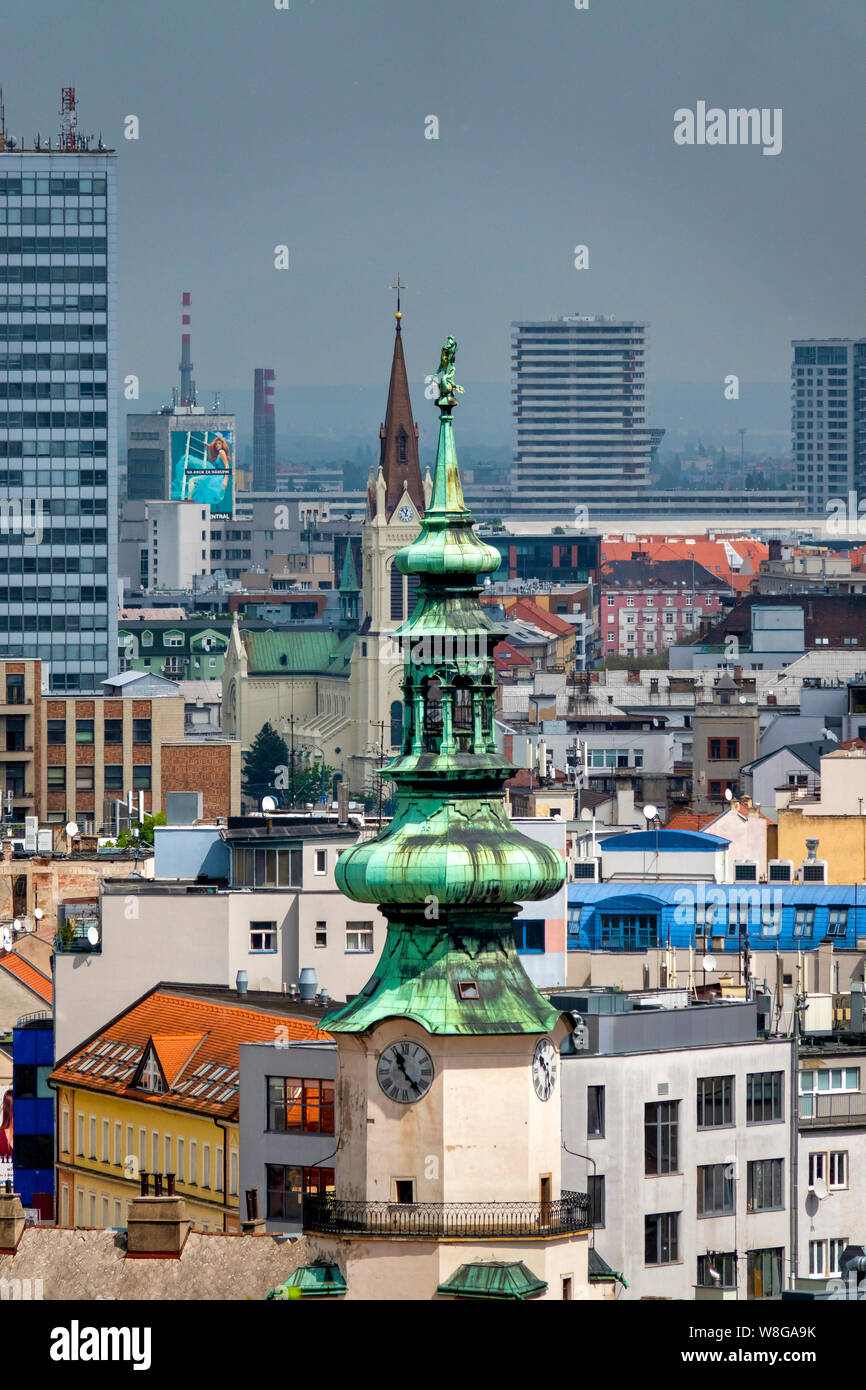 Michael's Gate Tower, Bratislava, Slowakei Stockfoto