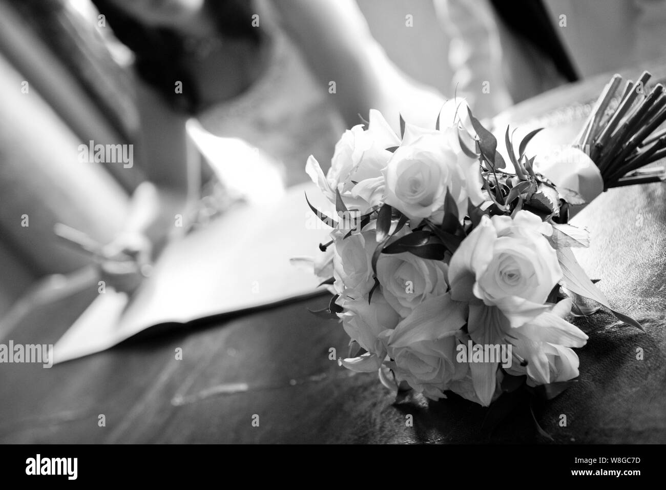 Hochzeitsblumen Stockfoto
