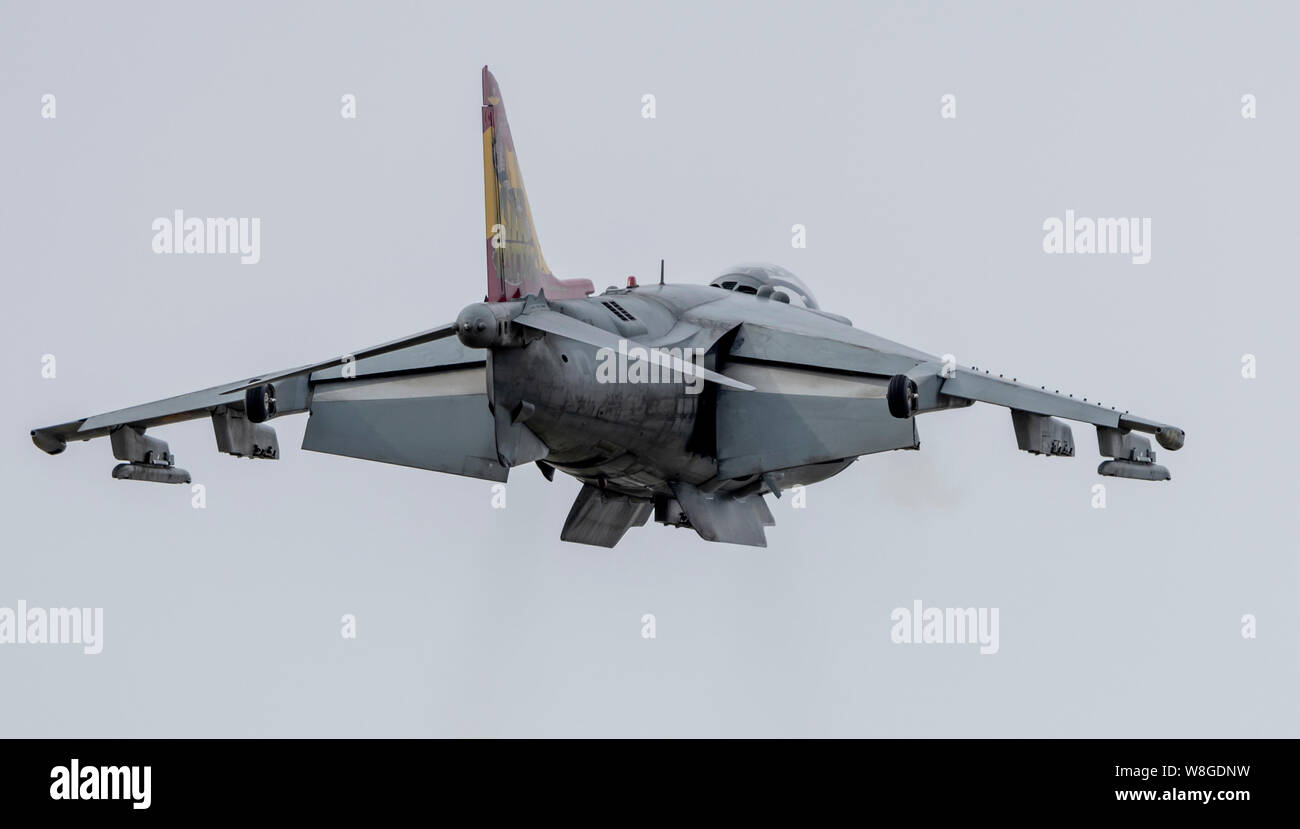 Spanisch EAV-8B Harrier IIs an der Royal International Air Tattoo 2019 Stockfoto