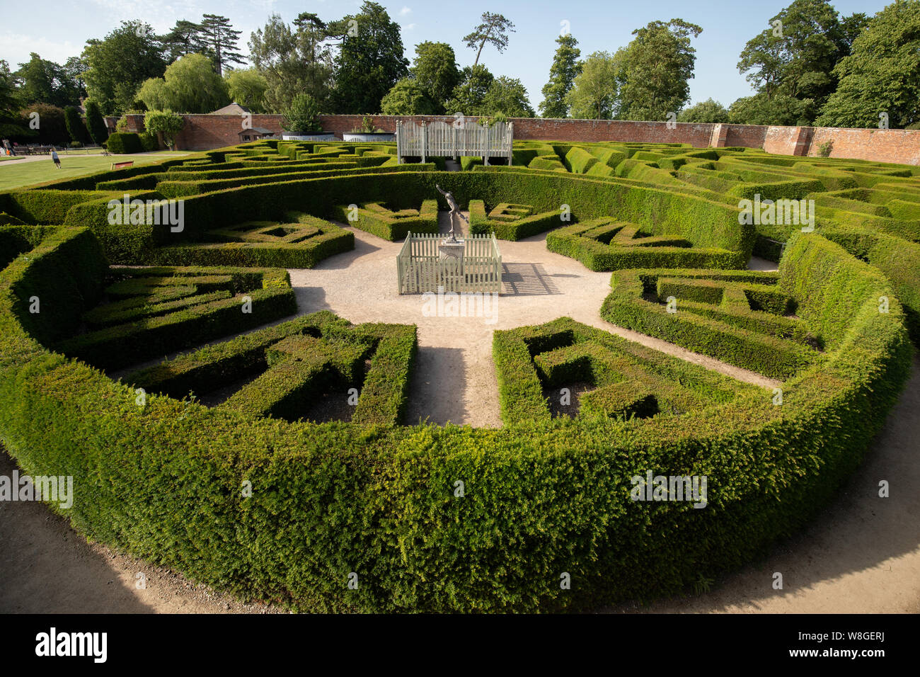 Das Labyrinth an Blenheim Palace Stockfoto