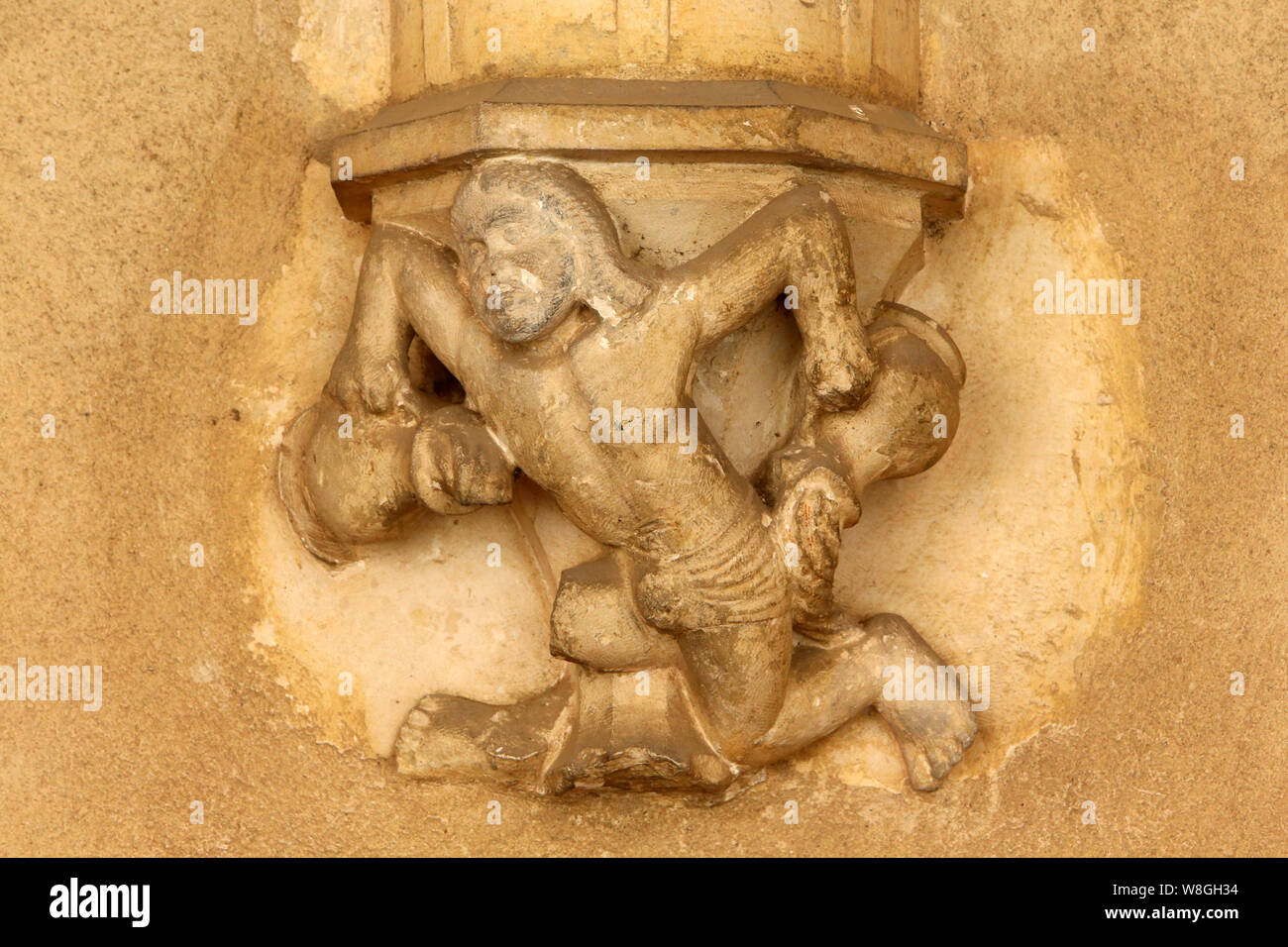 Monastère royal de Brou. Bourg-en-Bresse. / Das königliche Kloster von Brou. Bourg-en-Bresse. Stockfoto