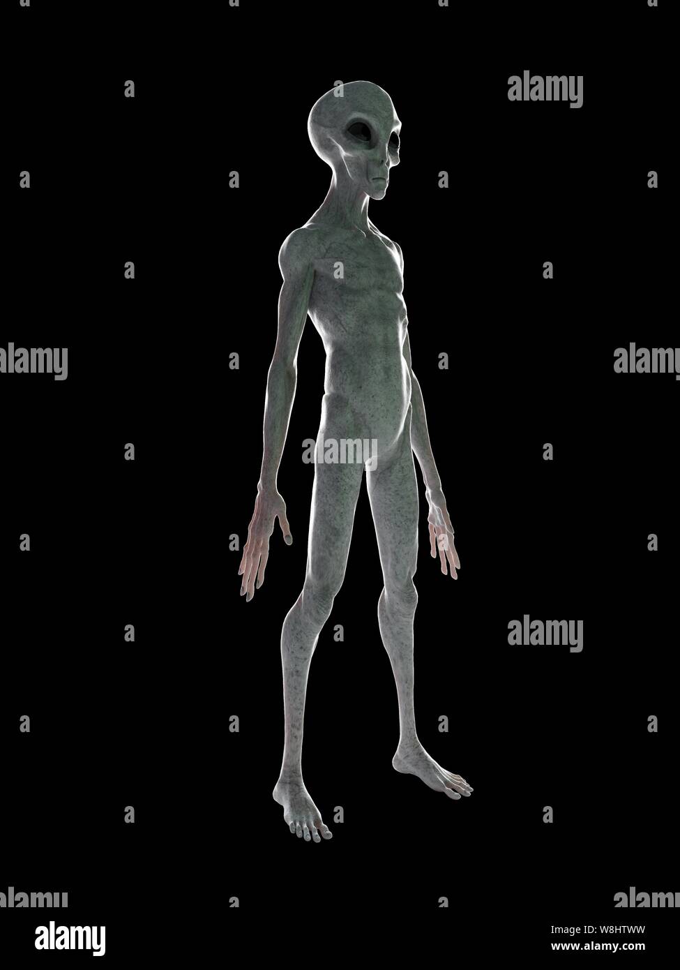 Alien, Computer-Abbildung. Stockfoto