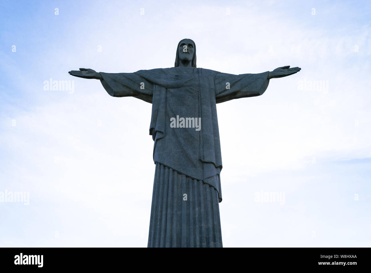Südamerika, Brasilien, Rio de Janeiro. Christus der Erlöser Wahrzeichen Denkmal auf dem Corcovado Stockfoto