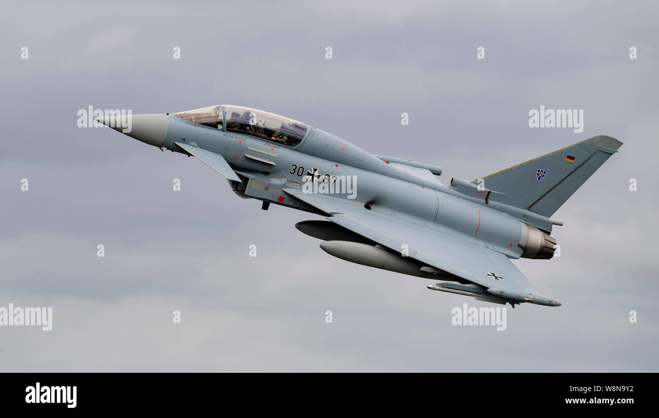 Deutsche EF-2000 Typhoon im Royal International Air Tattoo 2019 Stockfoto