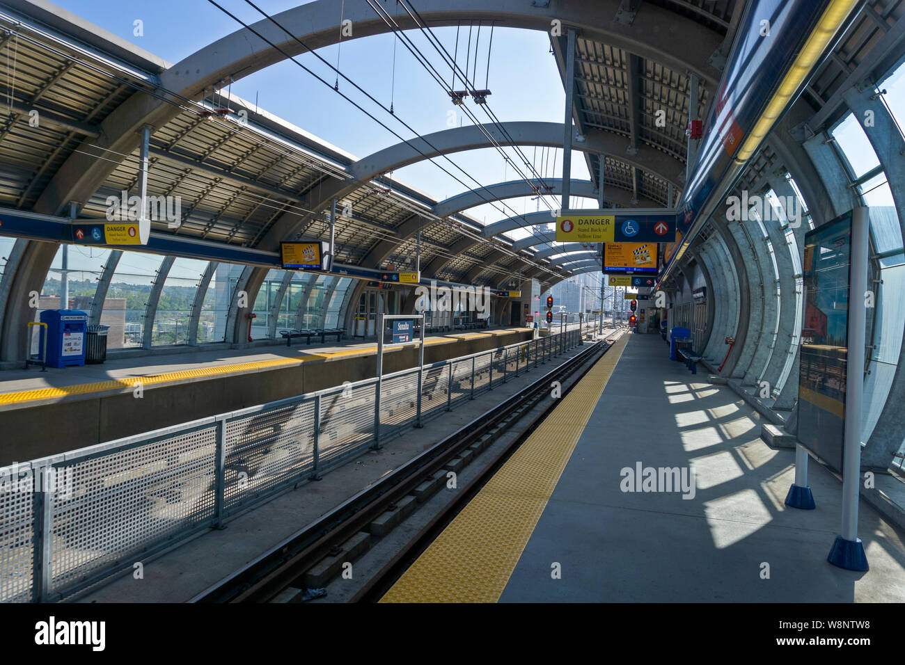 Sunalta Station LRT Calgary, Alberta Kanada Stockfoto
