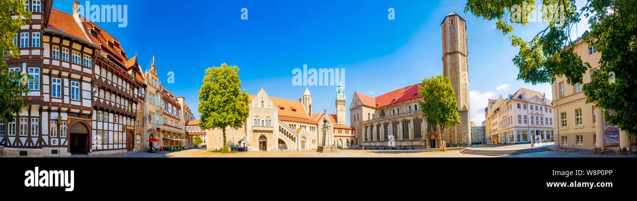 Burgplatz in Braunschweig, Niedersachsen, Deutschland Stockfoto