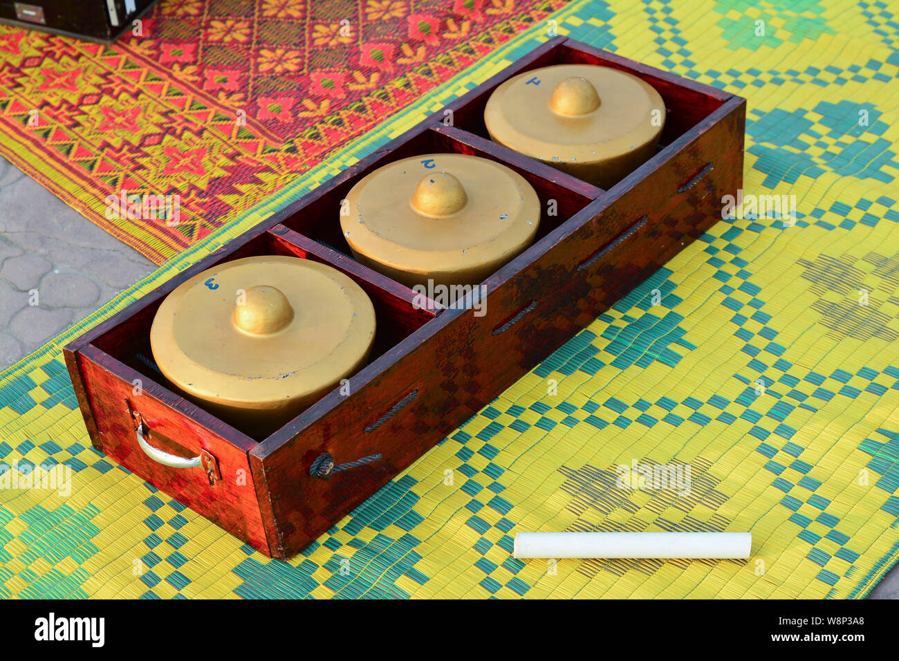 Malay traditionelles Musikinstrument Stockfoto