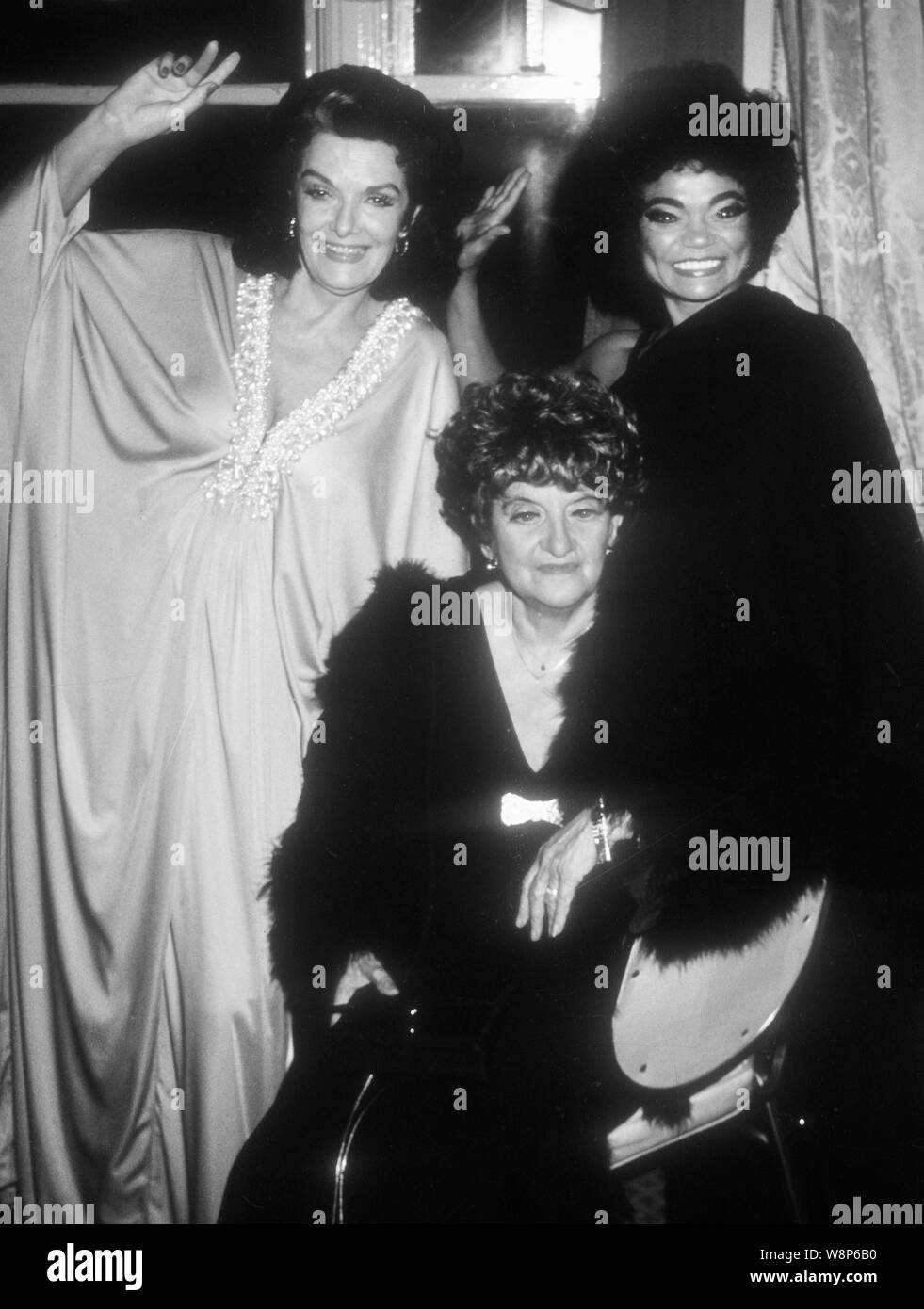 Jane Russell, Hermione Gingold, Eartha Kitt, 1980, Foto von John Barrett/PHOTOlink Stockfoto