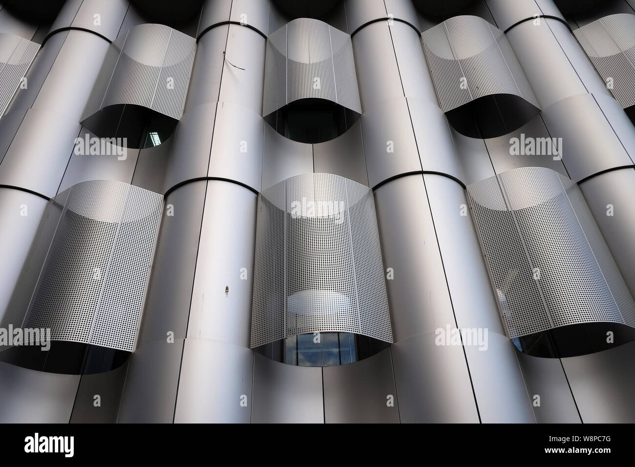 Eine Zusammenfassung von Mustern in der Architektur erstellt. Die Life Sciences Gebäude, Bristol Stockfoto