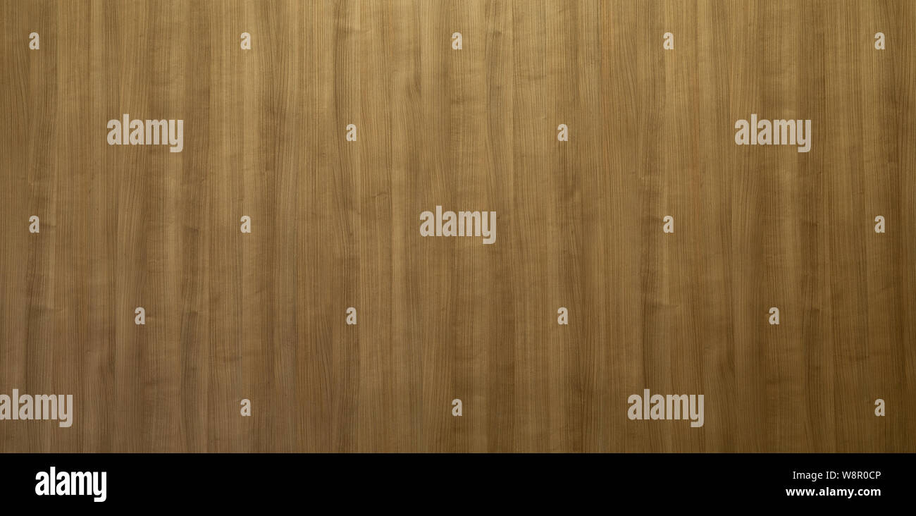Holz- Panel Hintergrund Textur mit ausgeprägten vertikalen Holzmaserung in einem Panorama Format für Inneneinrichtung, Zimmerei und Bau Stockfoto