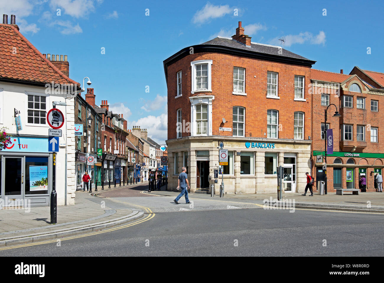 Gowthorpe und Finkle Street, Selby, North Yorkshire, England, Großbritannien Stockfoto