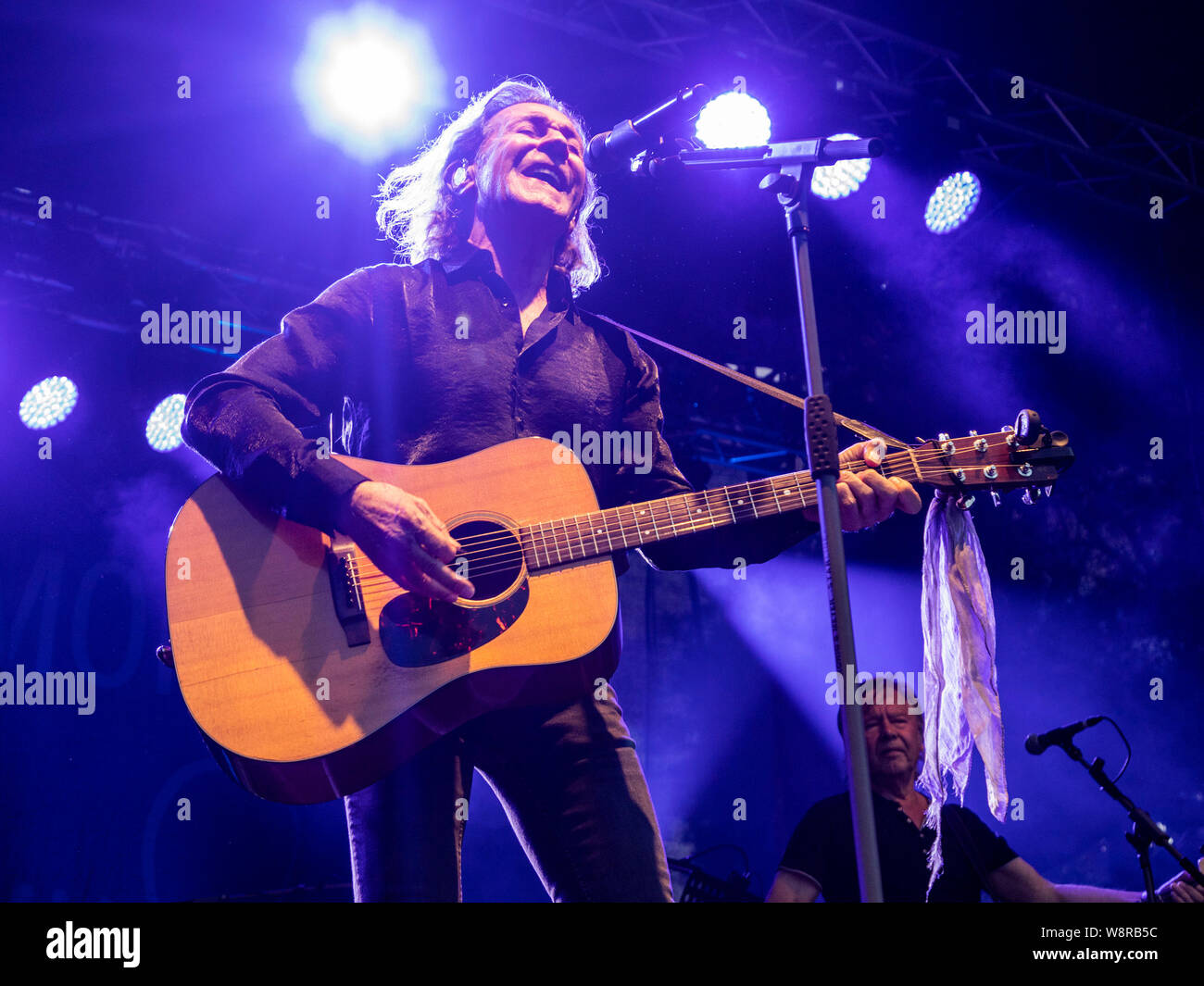 Mülheim an der Ruhr, Deutschland. 10 Aug, 2019. Britische Sänger Albert Hammond führt an Ruhrbühne 2019 als Teil seiner Songbook Tour. Credit: Lebendige Bilder/Alamy leben Nachrichten Stockfoto