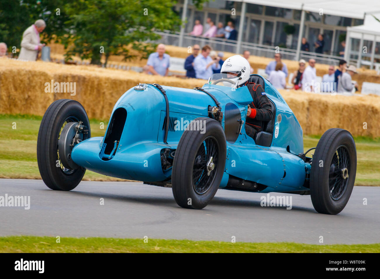 1933 Bentley" barnato Hassan Special' mit Fahrer David Ayre am 2019 Goodwood Festival der Geschwindigkeit, Sussex, UK. Stockfoto