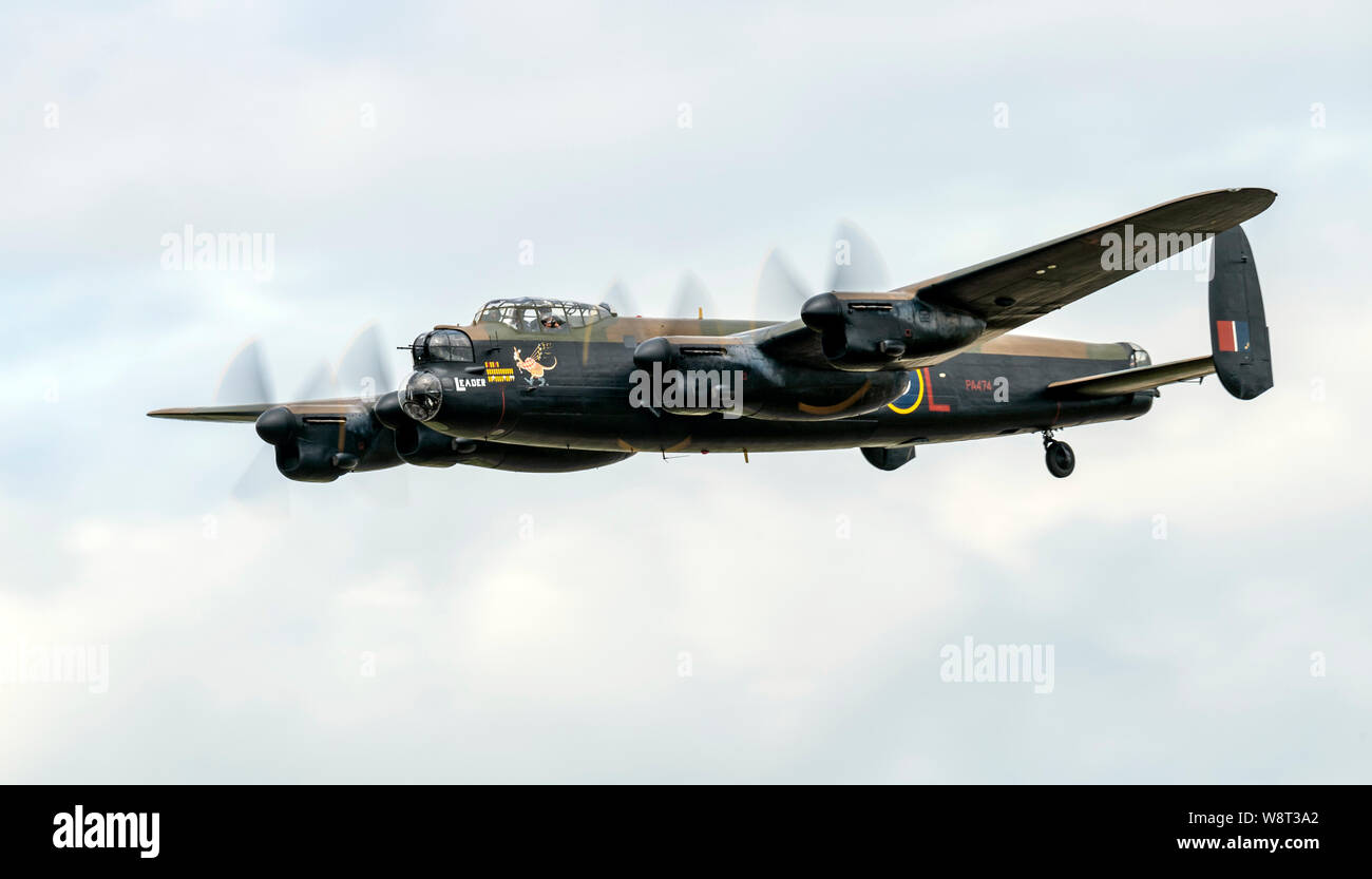 RAF BBMF Lancaster Bomber PA 474, im Royal International Air Tattoo 2019 Stockfoto