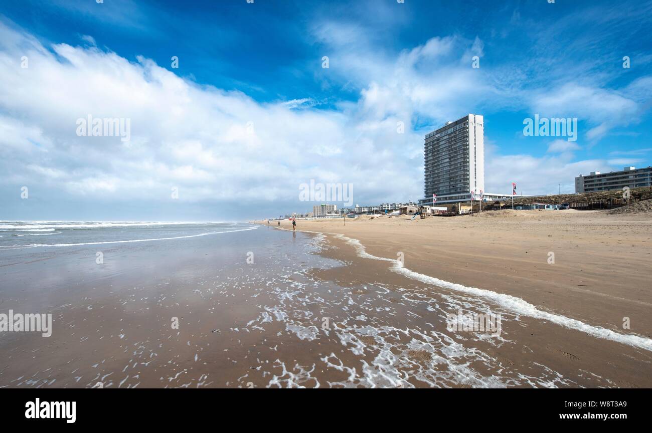 Nordsee Strand, Holiday Resort Zandvoort aan Zee, Nordholland, Niederlande, Niederlande Stockfoto