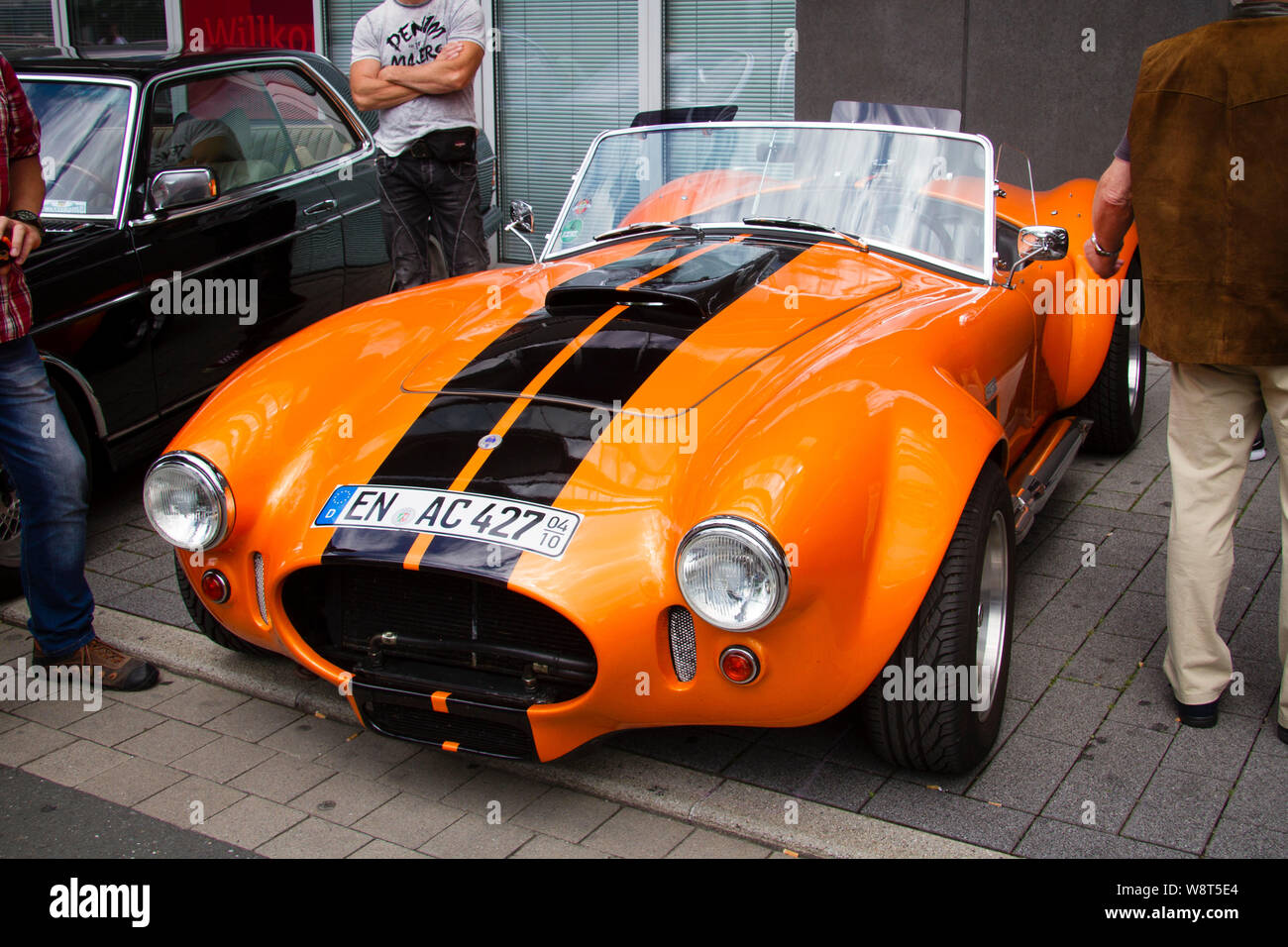 AC Cobra auch genannt Shelby Cobra Sportwagen, Deutschland. AC Cobra auch genannt Shelby Cobra Sportwagen, Deutschland. Stockfoto