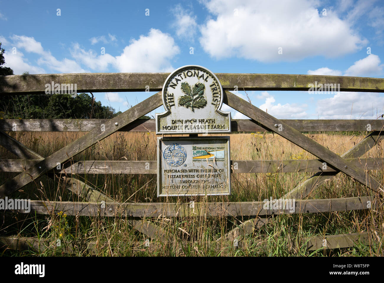 Mount Pleasant Farm, Dunwich Heath, Suffolk, Großbritannien Stockfoto