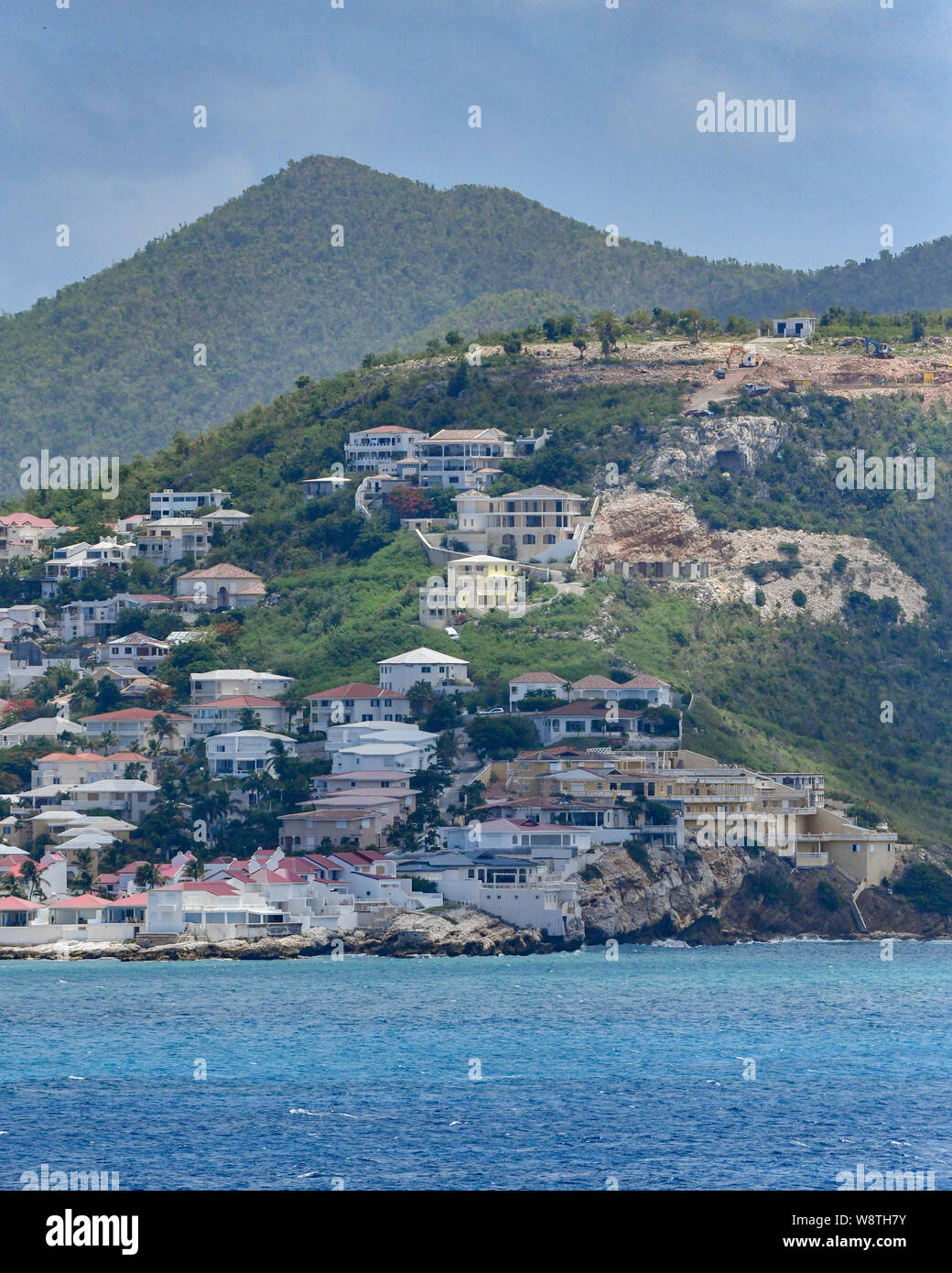 St. Maarten Insel - Sint Maarten Insel Stockfoto