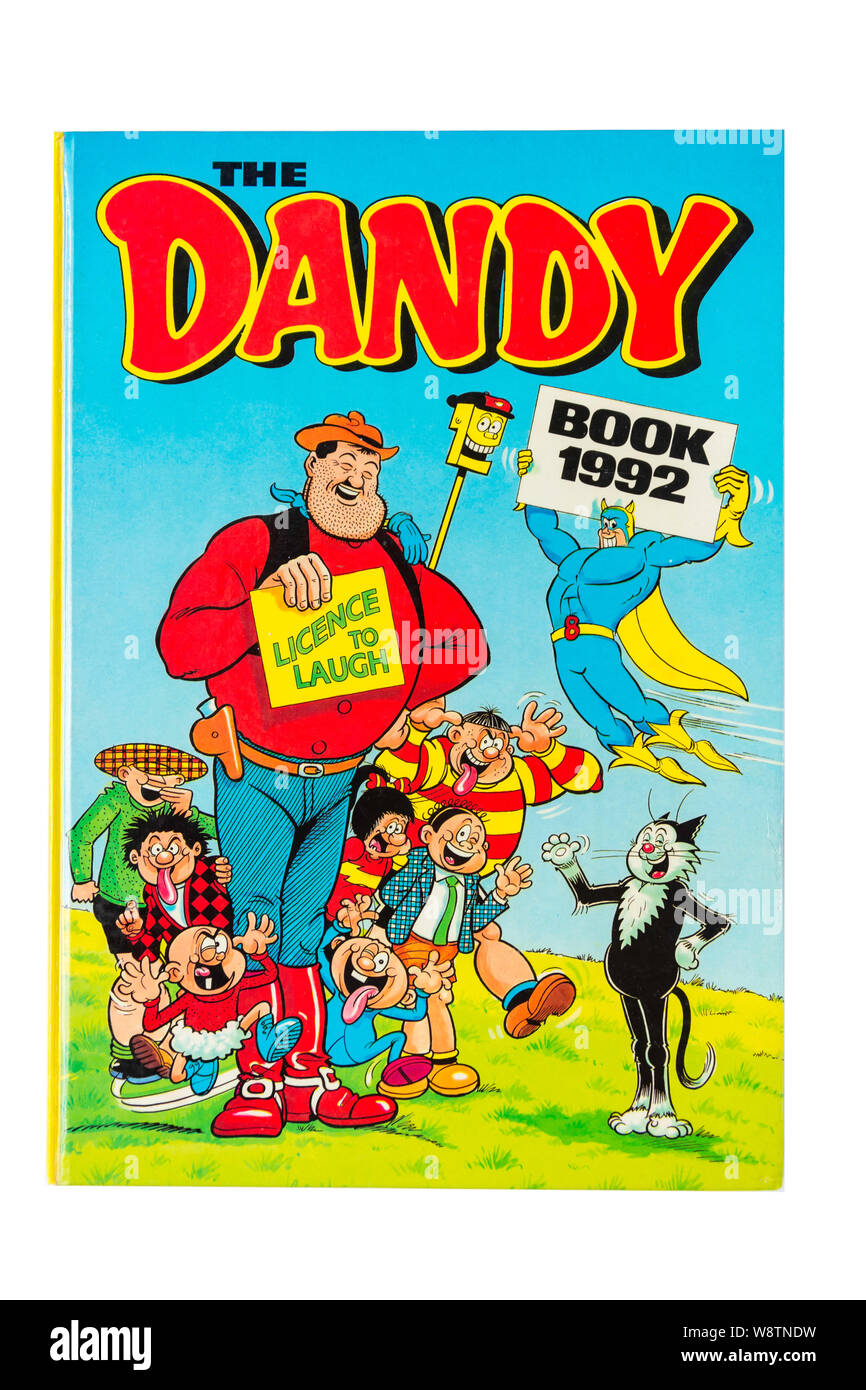 Der Dandy Buch 1992, Greater London, England, Vereinigtes Königreich Stockfoto