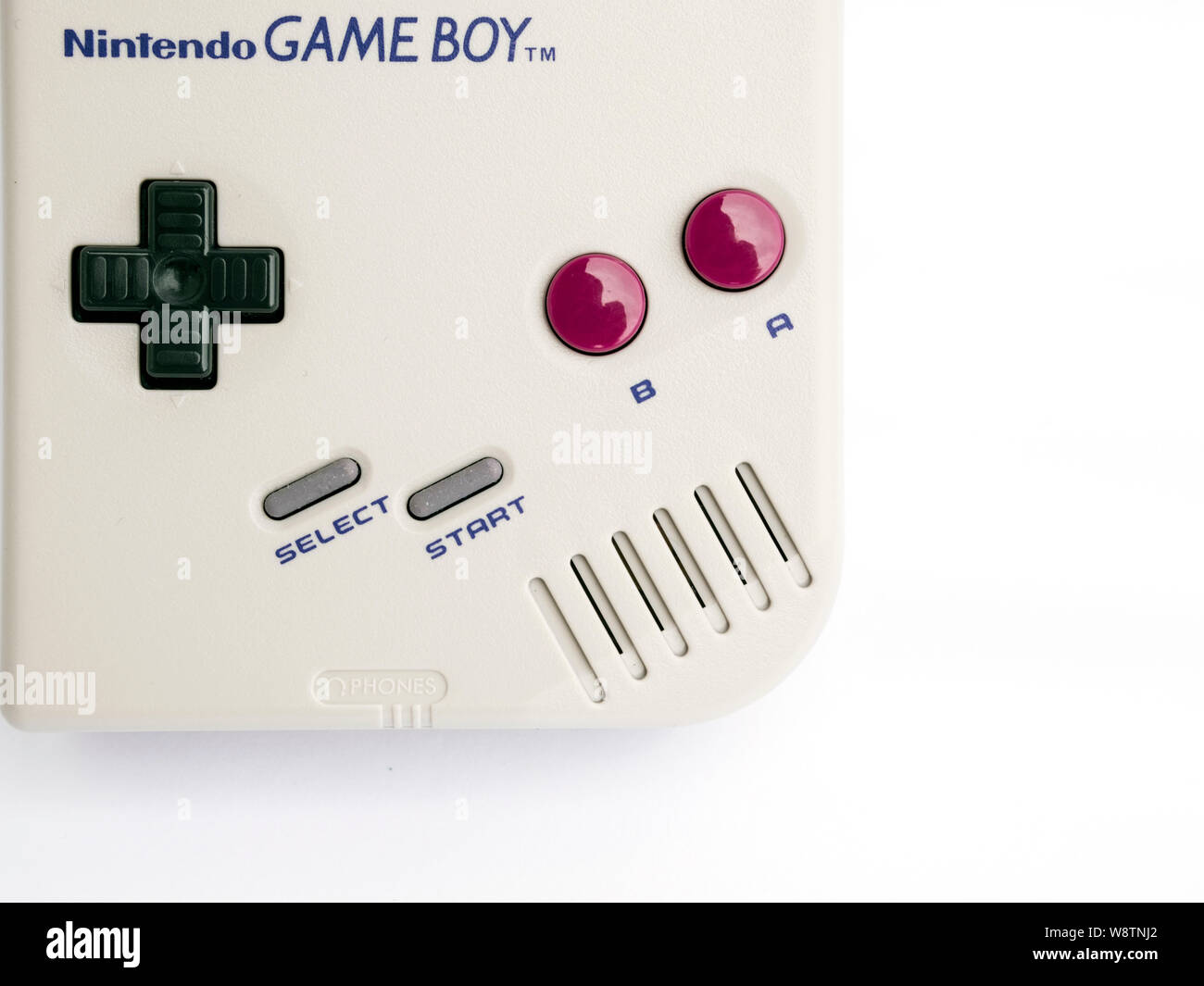 Nintendo Game Boy (Detail) Stockfoto